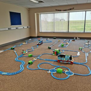 Train themed party
