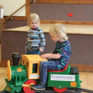 Ride on train fun