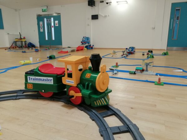 Train themed birthday party