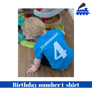 Trainmaster Birthday Number T-Shirt Child