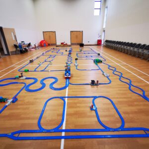 Trainmaster Oxford train themed gigantic party