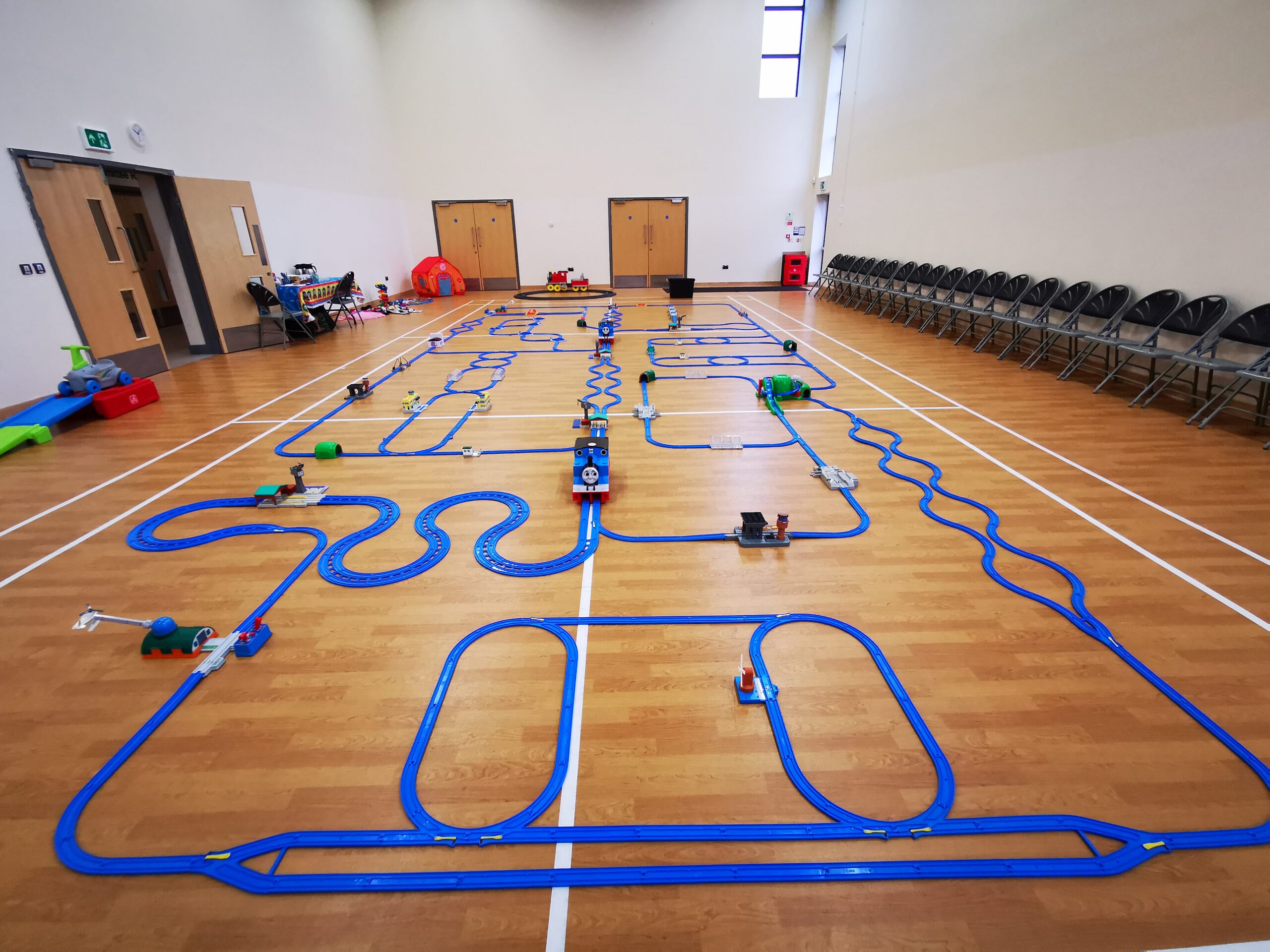 Trainmaster Oxford train themed gigantic party