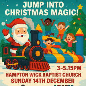 Hampton Wick | Santa's Train and Play Extravaganza | Sunday 14th December | 3:00 - 5:15pm | Trainmaster First | Additional Adult