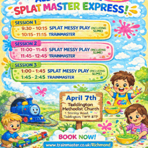 Teddington | Tuesday 7th April | 13:00 - 14:45 | Additional Adult