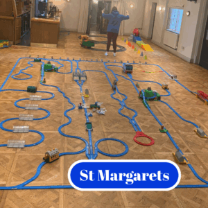 St Margaret's | Thursday 14th May | 11:15-12:15 | One Adult and One Child