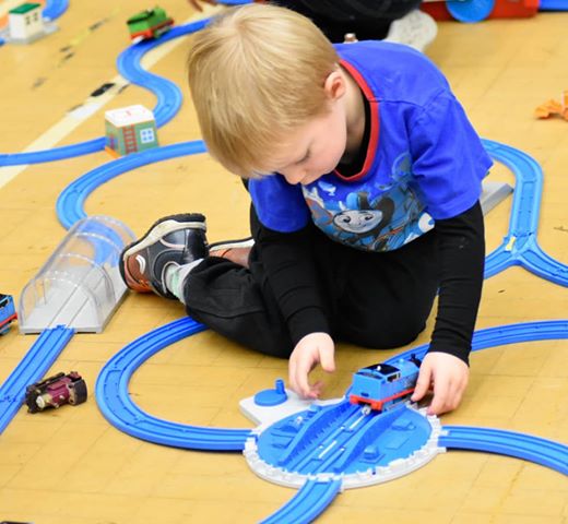 Train themed party