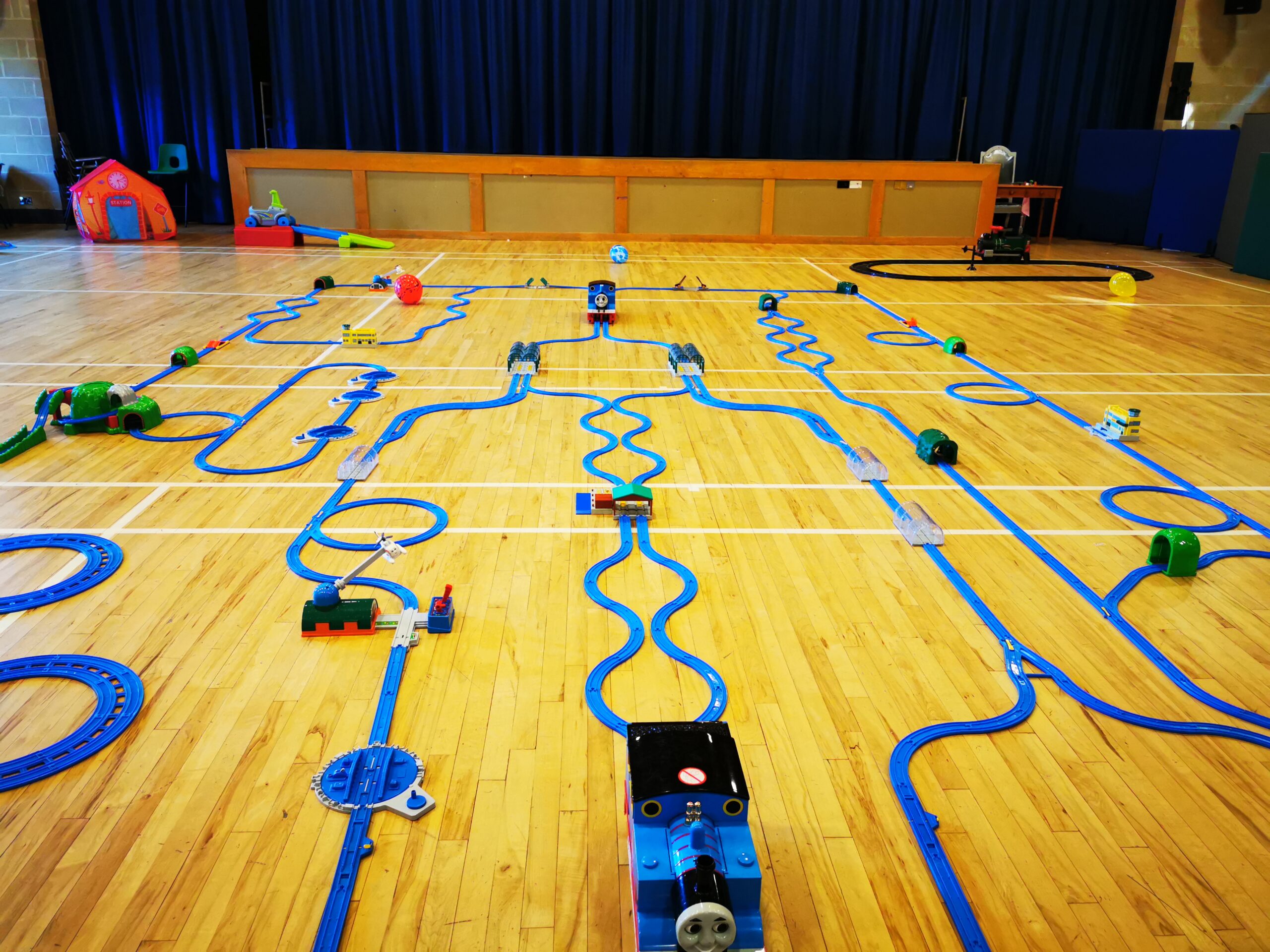 Thomas train themed party