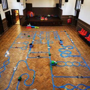 Thomas train themed party