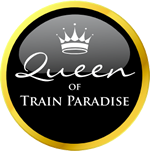 Queen of Train Paradise Badge