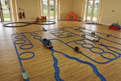 Trainmaster giant layout of track