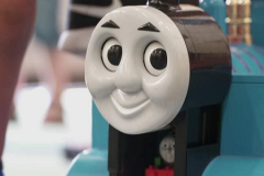 Giant Thomas the Tank Engine tunnel